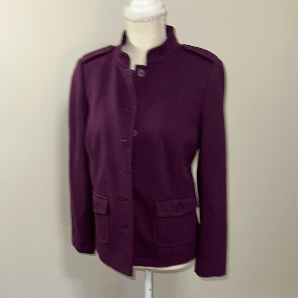 Talbots Women's Deep Purple‎ Blazer